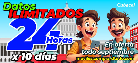 Datos ilimitados 24 horas por 10 días